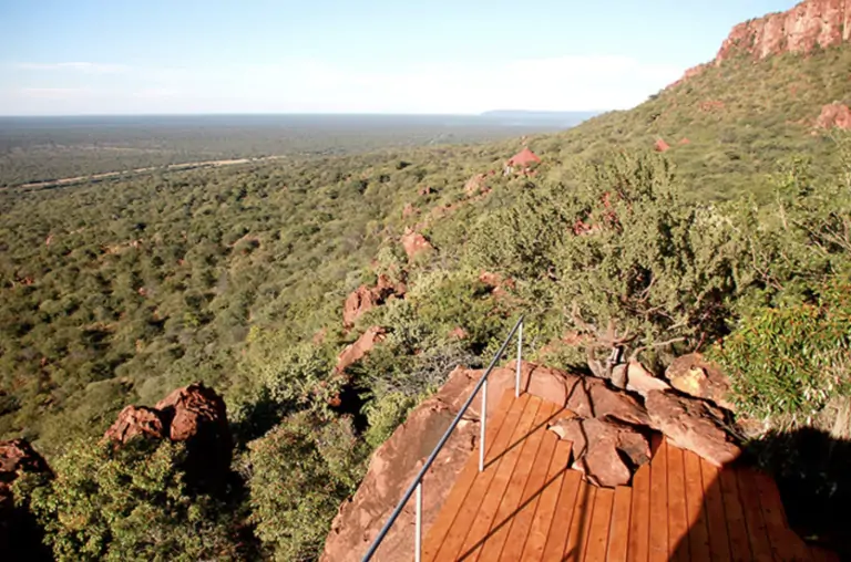 Waterberg Plateau Lodge lors d'un safari au Waterbeg Plateau en Namibie
